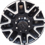 ALYCO051U46 Dodge Ram 2500, 3500 Wheel/Rim Black Machined #68629291AA